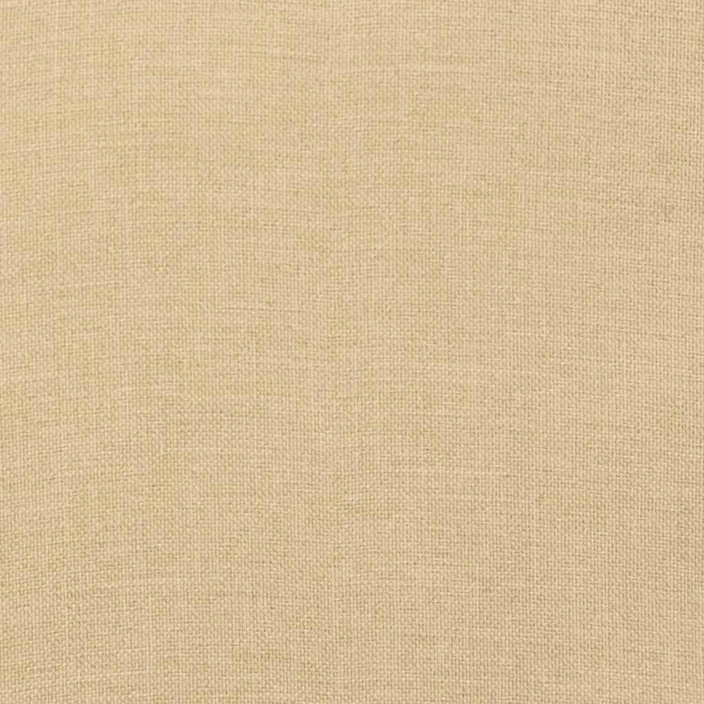 Jastuk za ležaljku prošarani bež 186x58x4 cm od tkanine