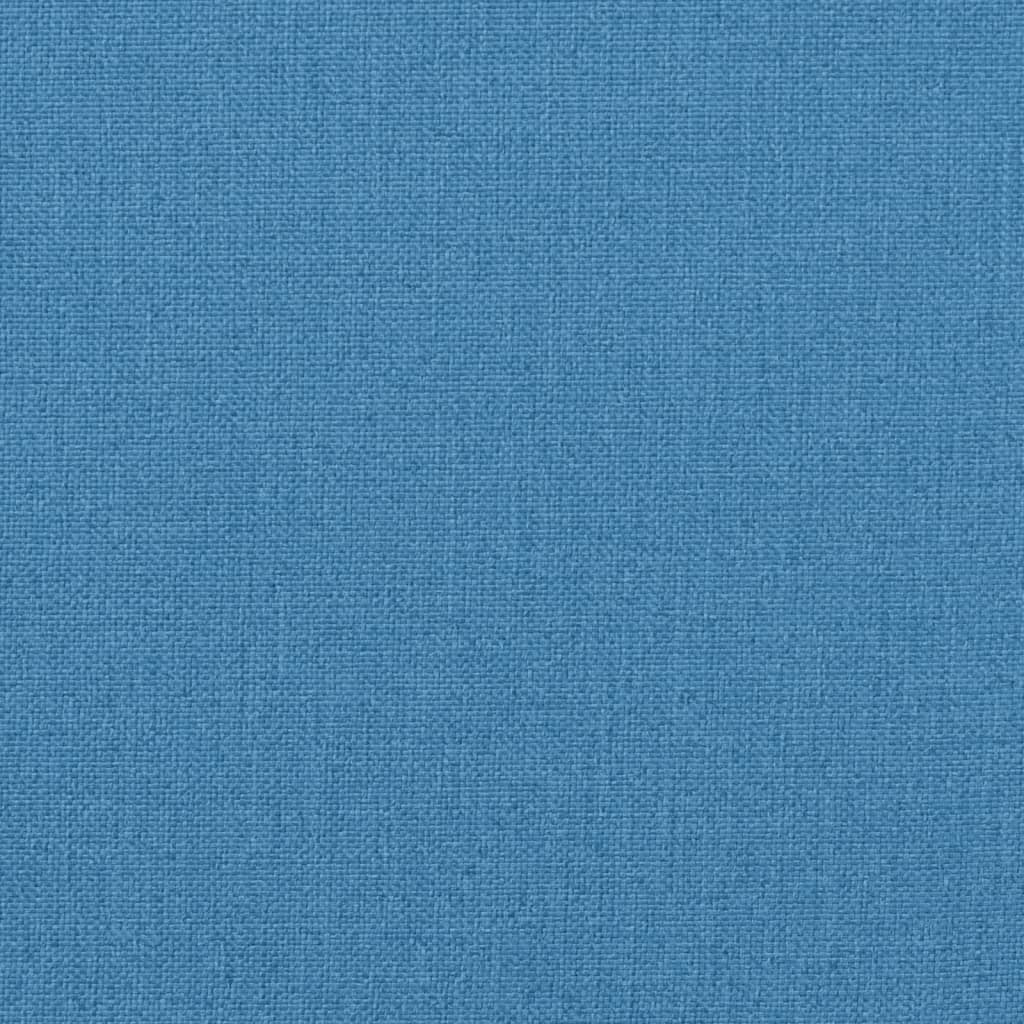 Jastuk za vrtnu klupu prošarano plavi 100x50x7 cm tkanina
