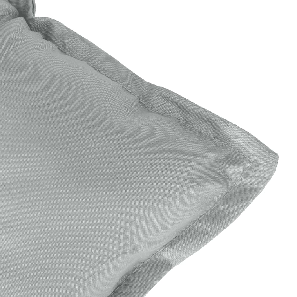 Jastuk za vrtnu klupu prošarano svjetlosivi 120x50x7 cm tkanina