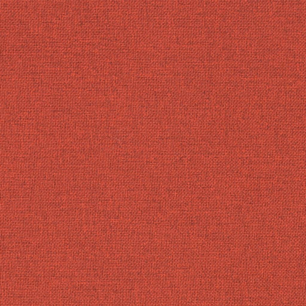 Jastuk za vrtnu klupu prošarano crvena 120x50x7 cm tkanina