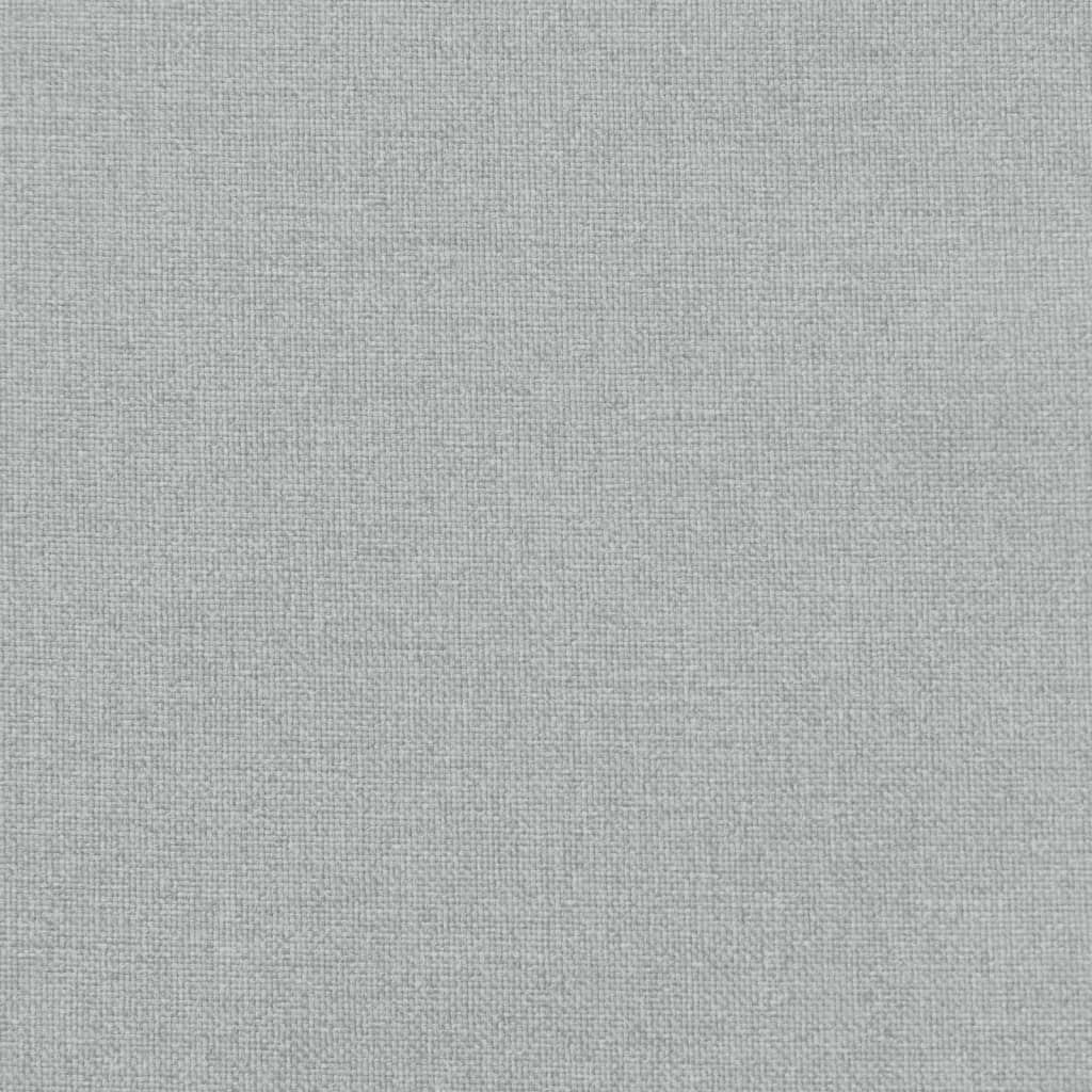 Jastuk za vrtnu klupu prošarano svjetlosivi 150x50x7 cm tkanine