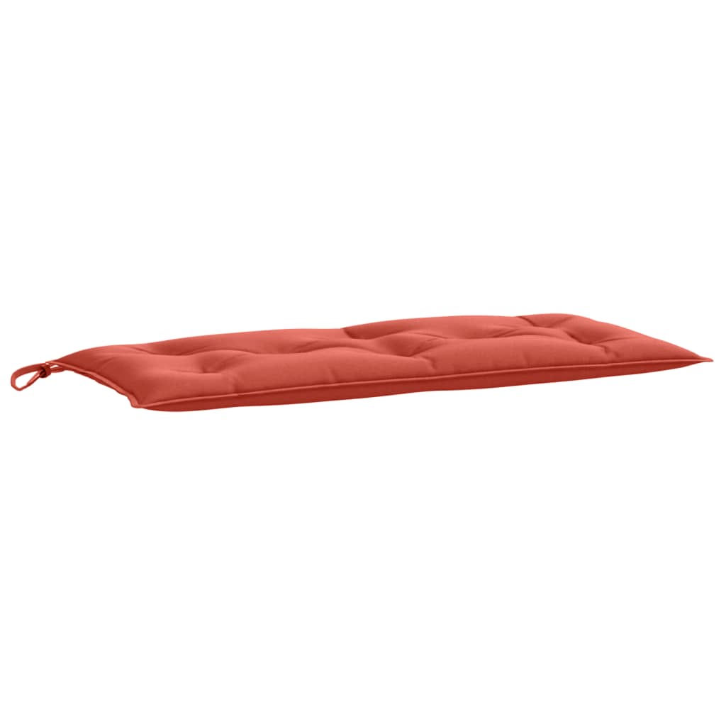 Jastuci za vrtnu klupu 2 kom Crvena vina 100x50x7 cm tkanina