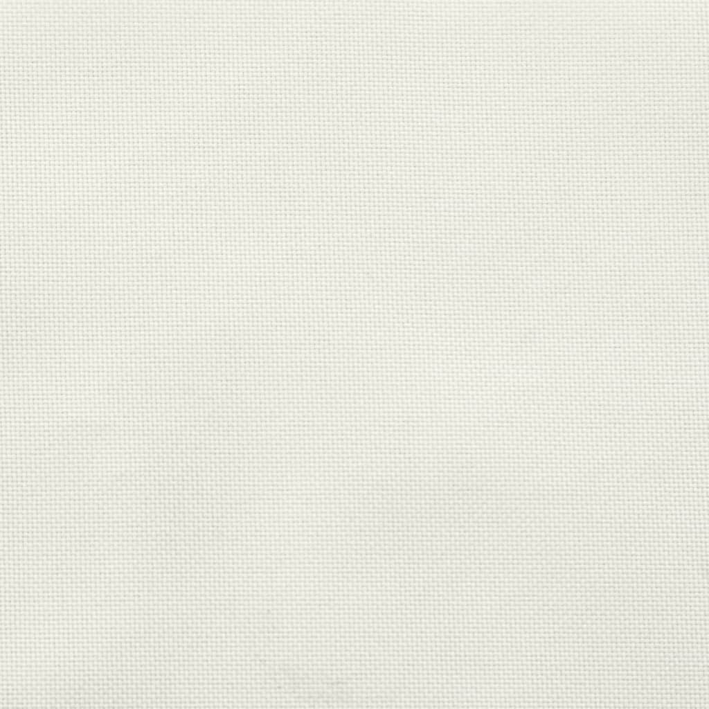 Jastuci za vrtnu klupu 2 kom prošarano krem 120x50x7 cm tkanina