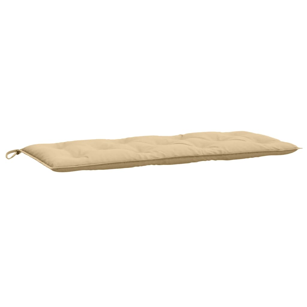 Jastuci za vrtnu klupu 2 kom svjetlosivi 120x50x7 cm tkanina