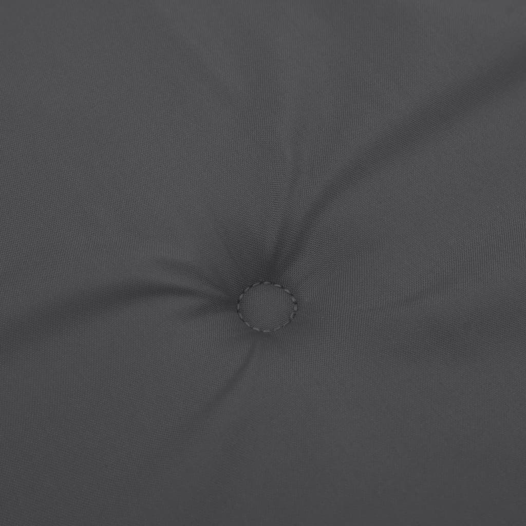Jastuci za vrtnu klupu 2 kom antracit 150x50x7 cm tkanina