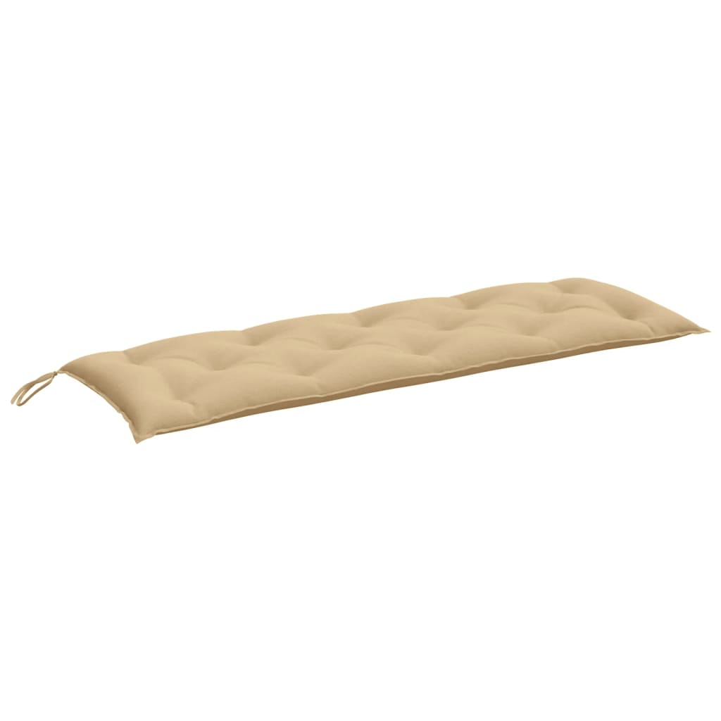 Jastuci za vrtnu klupu 2 kom svjetlosivi 150x50x7 cm tkanina