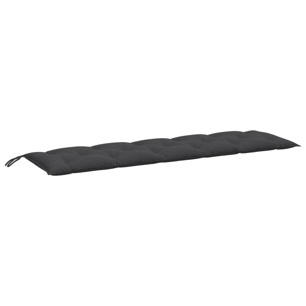 Jastuci za vrtnu klupu 2 kom antracit 180x50x7 cm tkanina