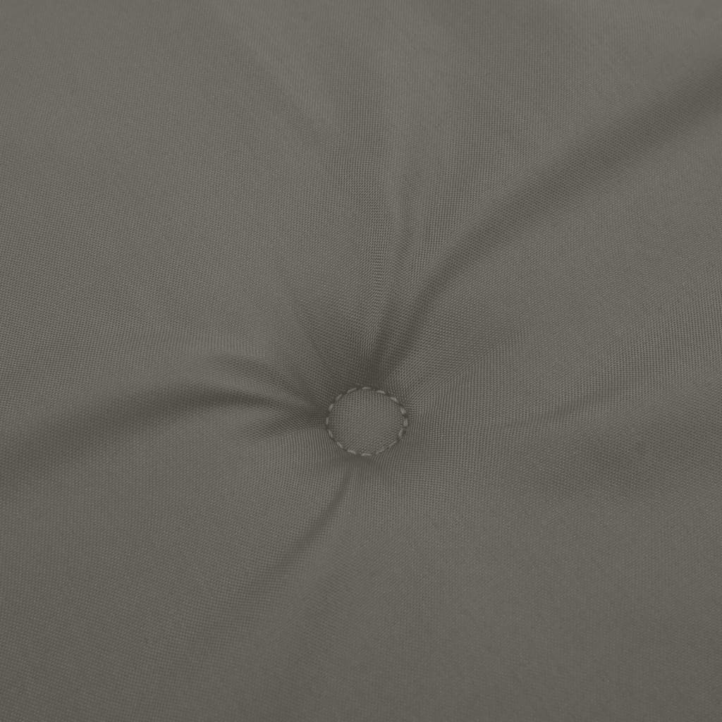 Jastuci za vrtnu klupu 2 kom tamnosivi 200x50x7 cm tkanine