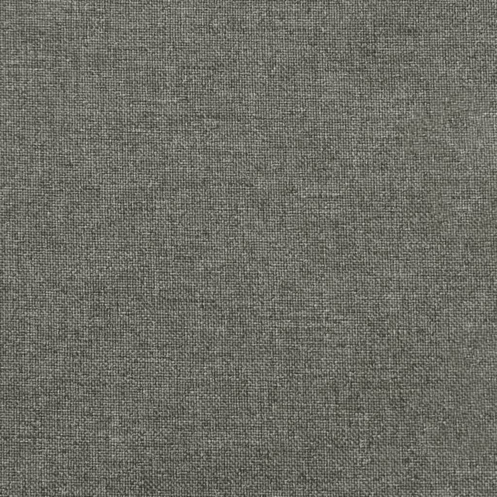 Jastuci za vrtnu klupu 2 kom tamnosivi 200x50x7 cm tkanine