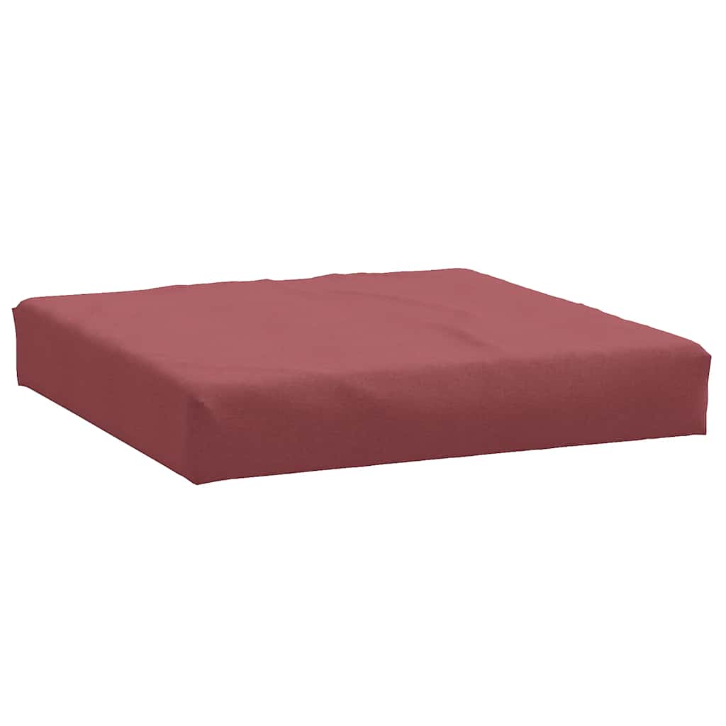 Jastuk za palete prošarani vino crvena 60x60x9,5 cm od tkanine