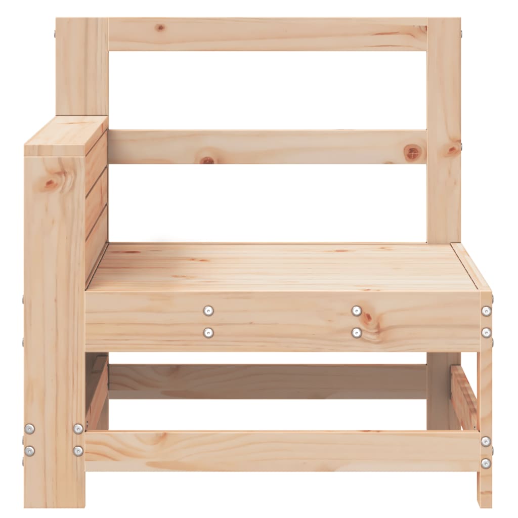 Vrtna sofa s naslonom za ruke 69x62x70,5 cm od masivne borovine