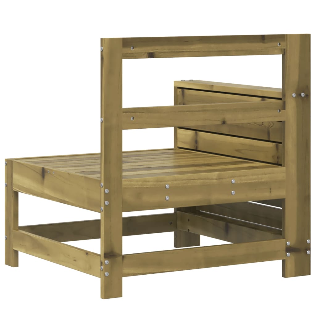 Vrtna sofa s naslonom za ruke 69 x 62 x 70,5 cm od borovine