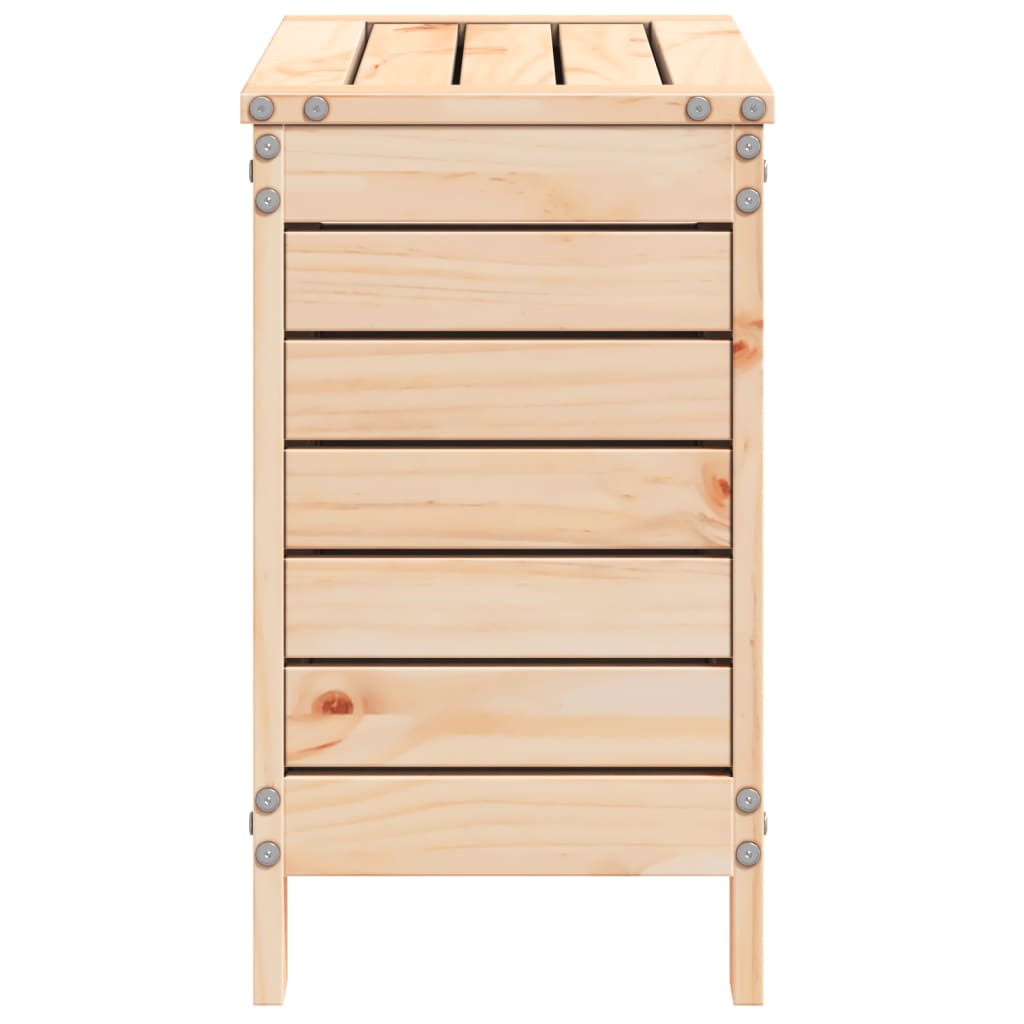 Vrtni tabure 62 x 31,5 x 52 cm od masivne borovine