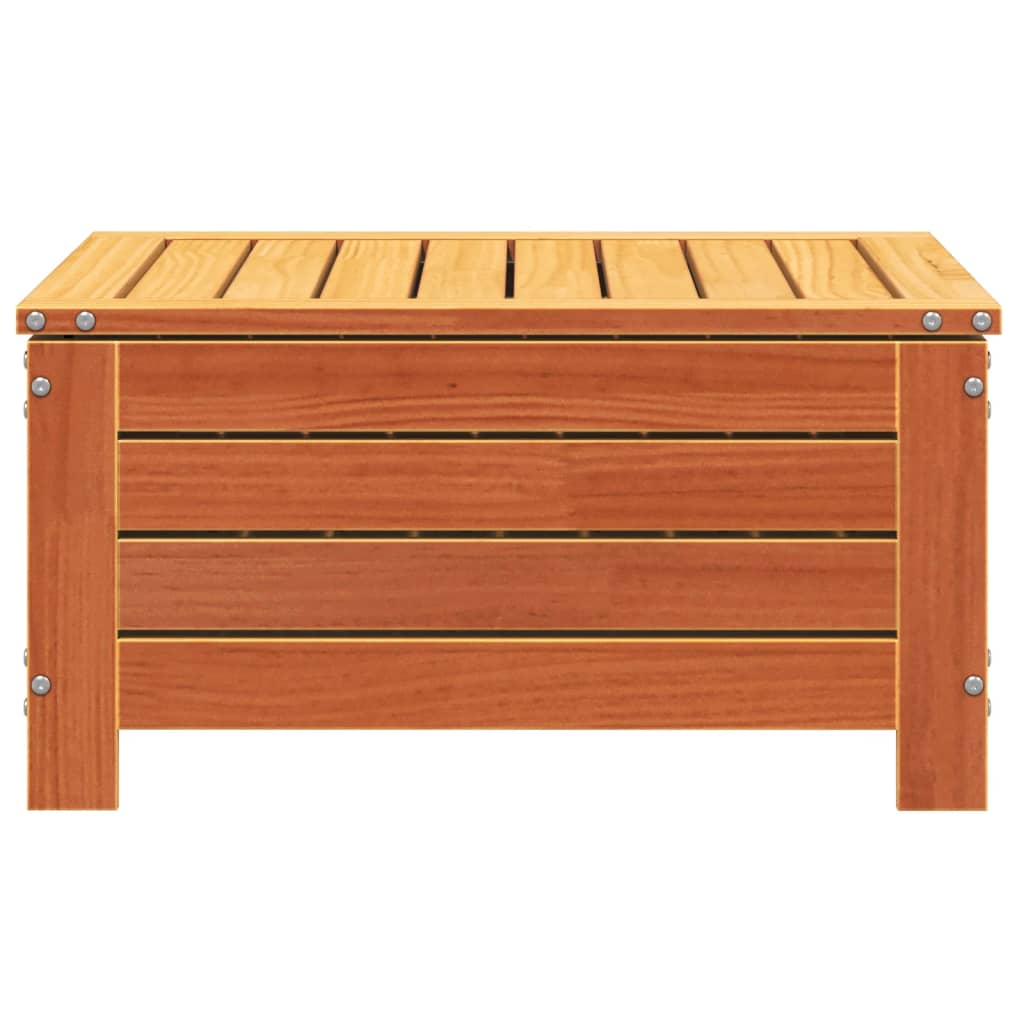 Vrtni tabure voštano smeđi 62x63,5x32 cm od masivne borovine