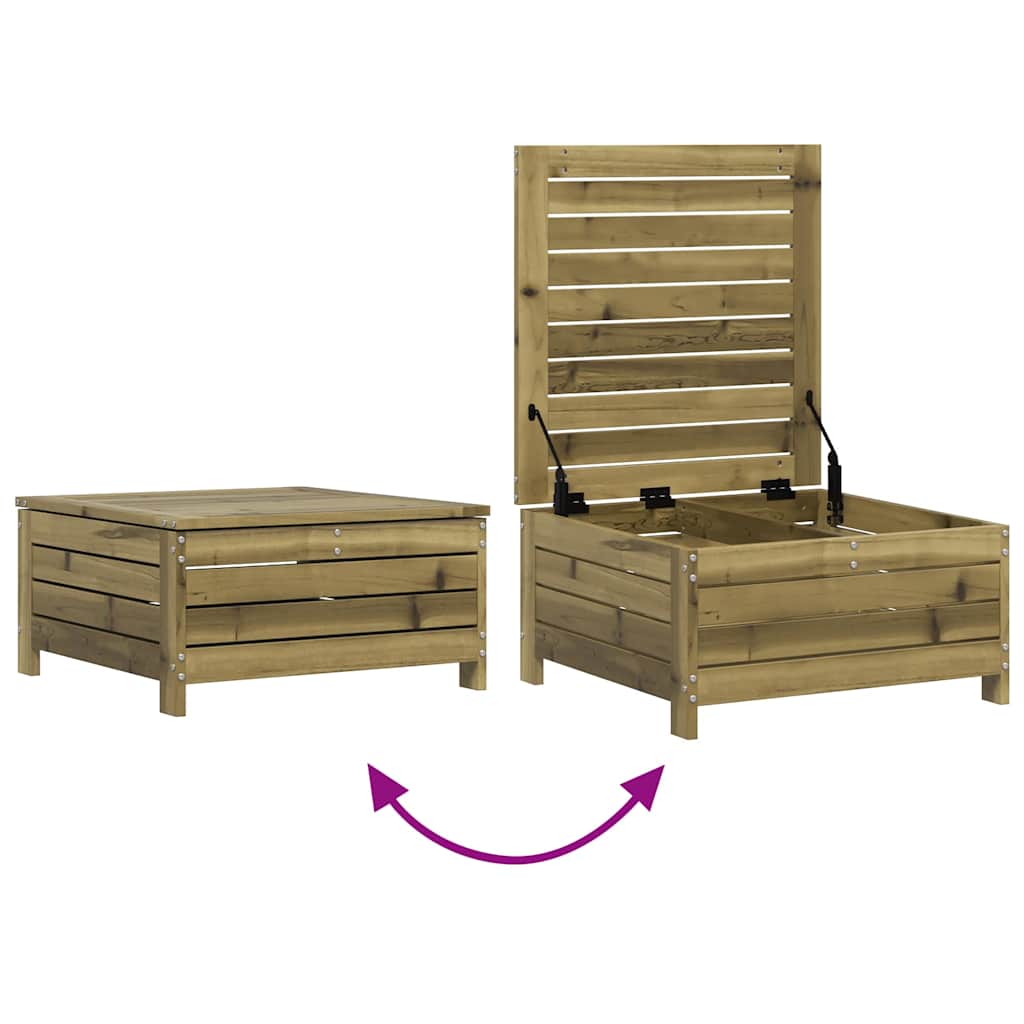 Vrtni tabure 62 x 63,5 x 32 cm od impregnirane borovine