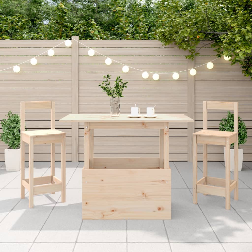 Vrtni stol 100 x 50 x 75 cm od masivne borovine