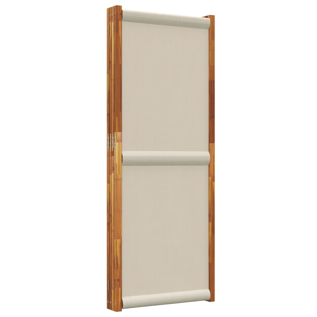 Sobna pregrada s 4 panela svjetlosiva 280 x 180 cm