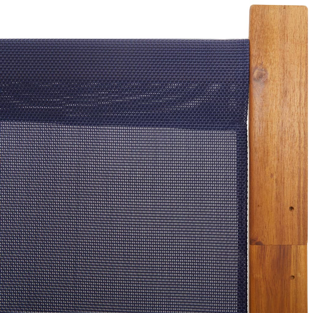 Sobna pregrada s 5 panela tamnoplava 350 x 180 cm