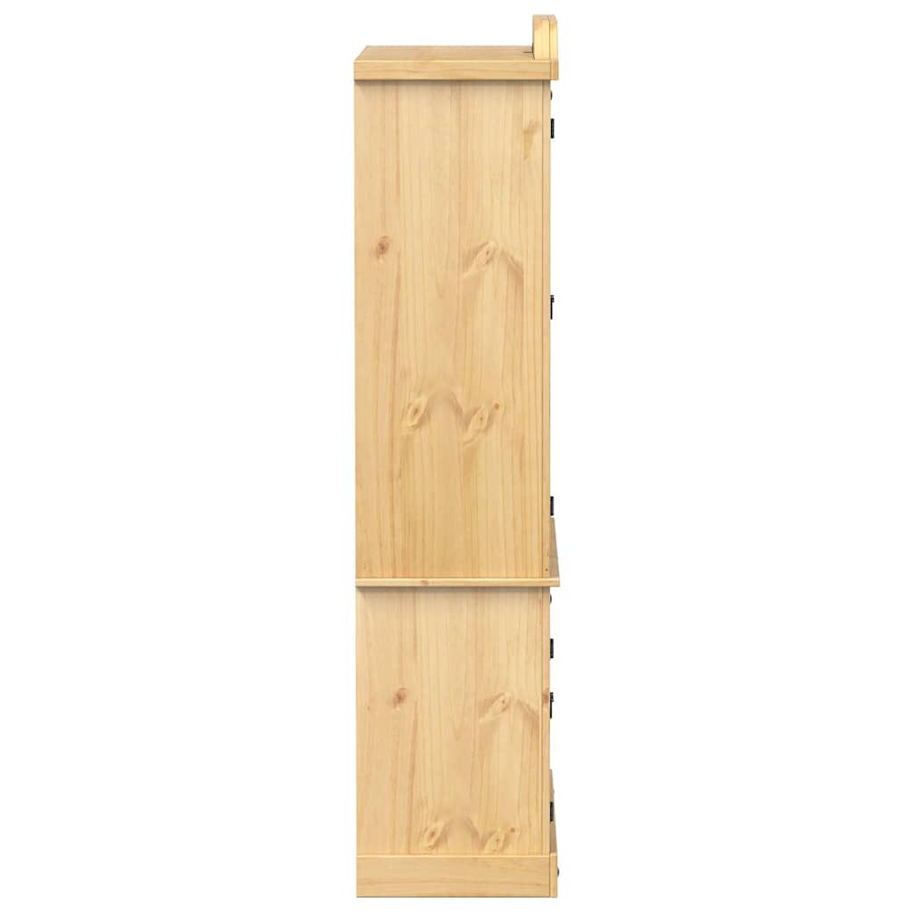 Vitrina sa staklom Corona 103,5 x 42 x 180 cm masivna borovina