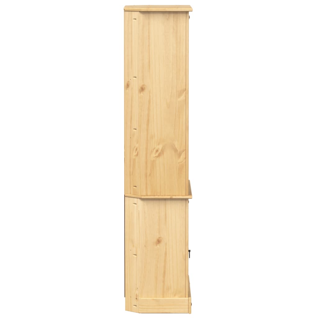 Visoka komoda Corona 74 x 38 x 170 cm od masivne borovine