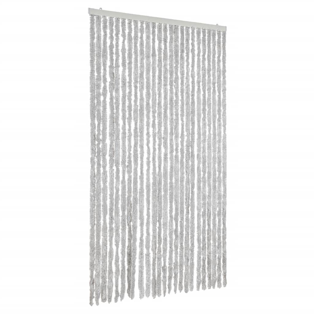 Zastor protiv muha sivi 100 x 230 cm od šenila