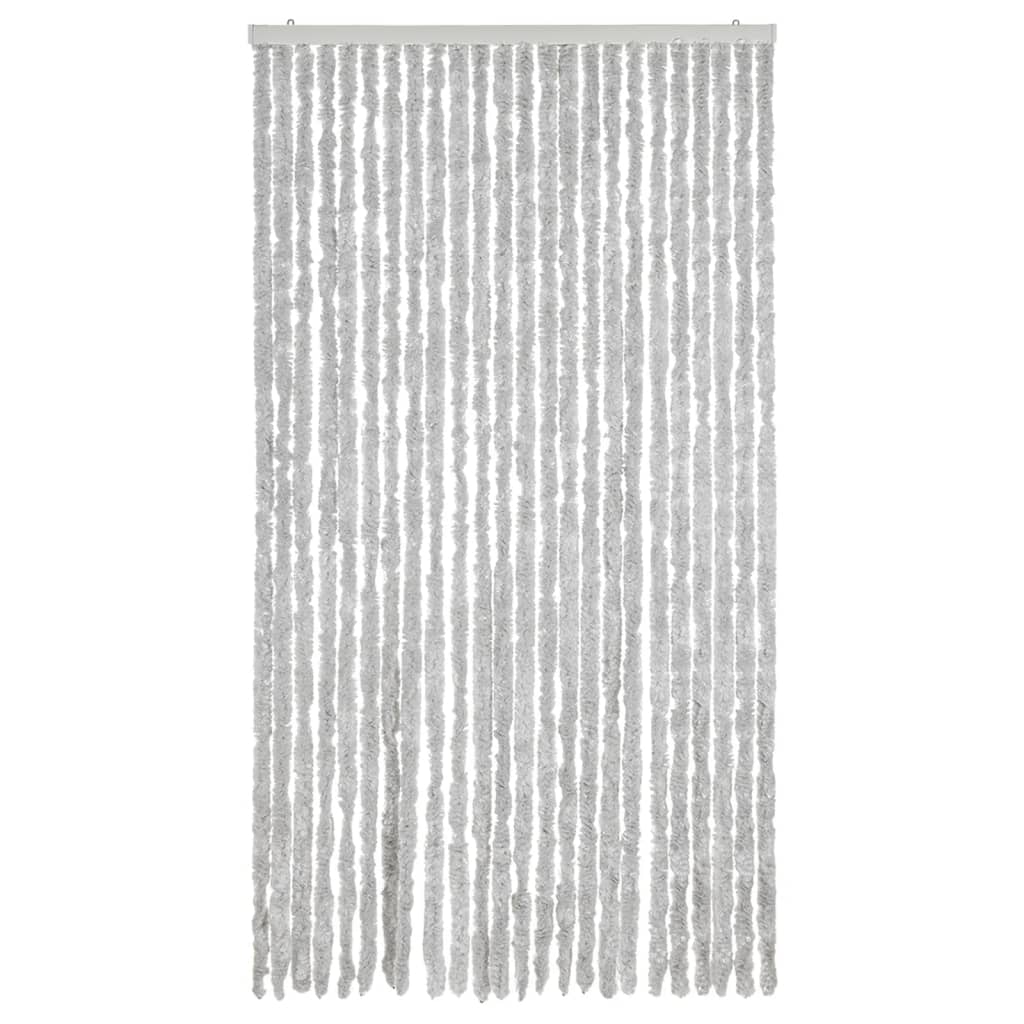 Zastor protiv muha sivi 100 x 230 cm od šenila