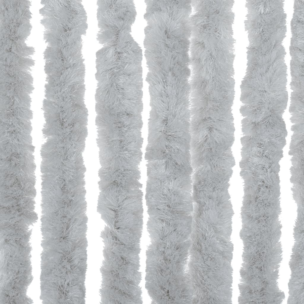 Zastor protiv muha sivi 100 x 230 cm od šenila
