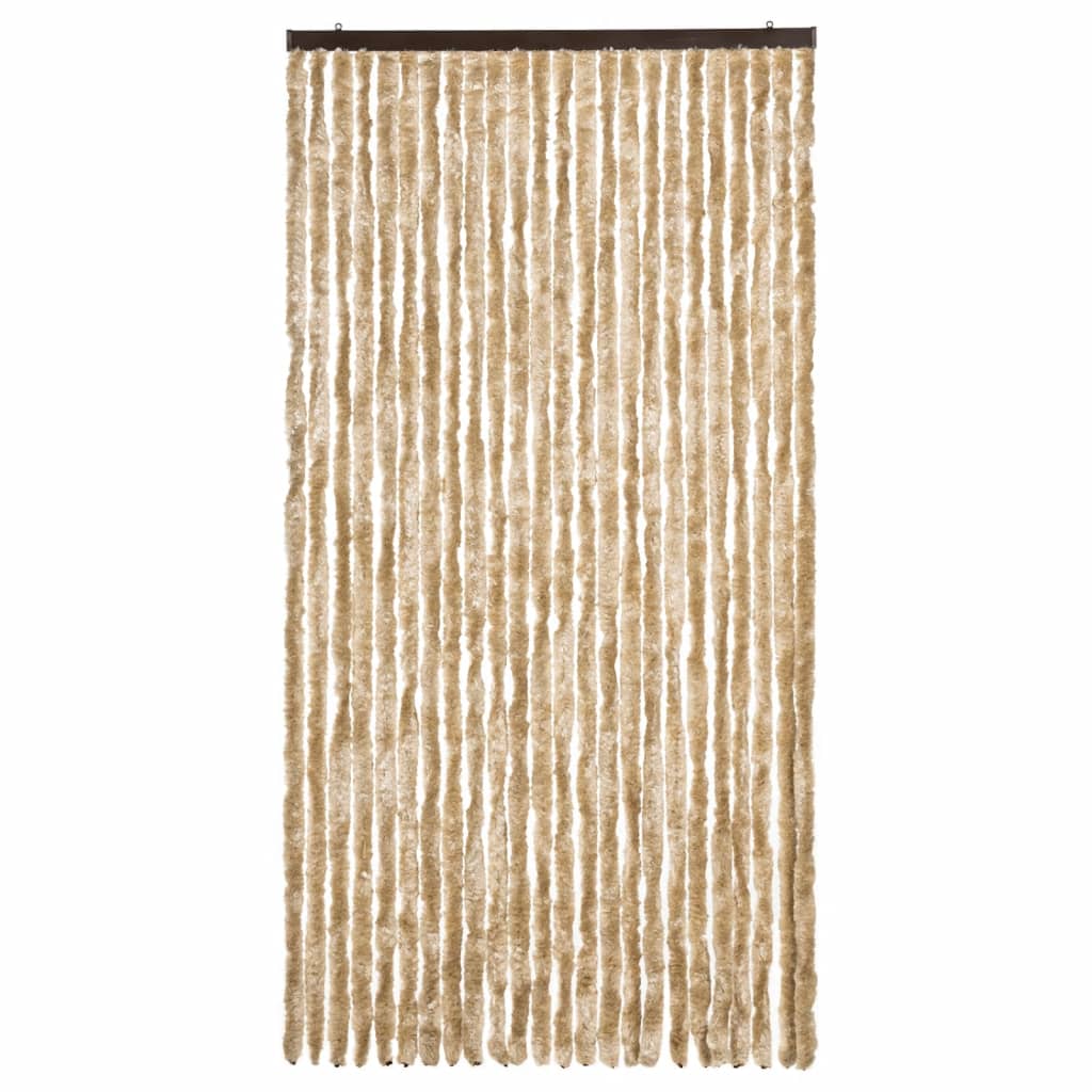 Zastor protiv muha bež 100 x 200 cm od šenila