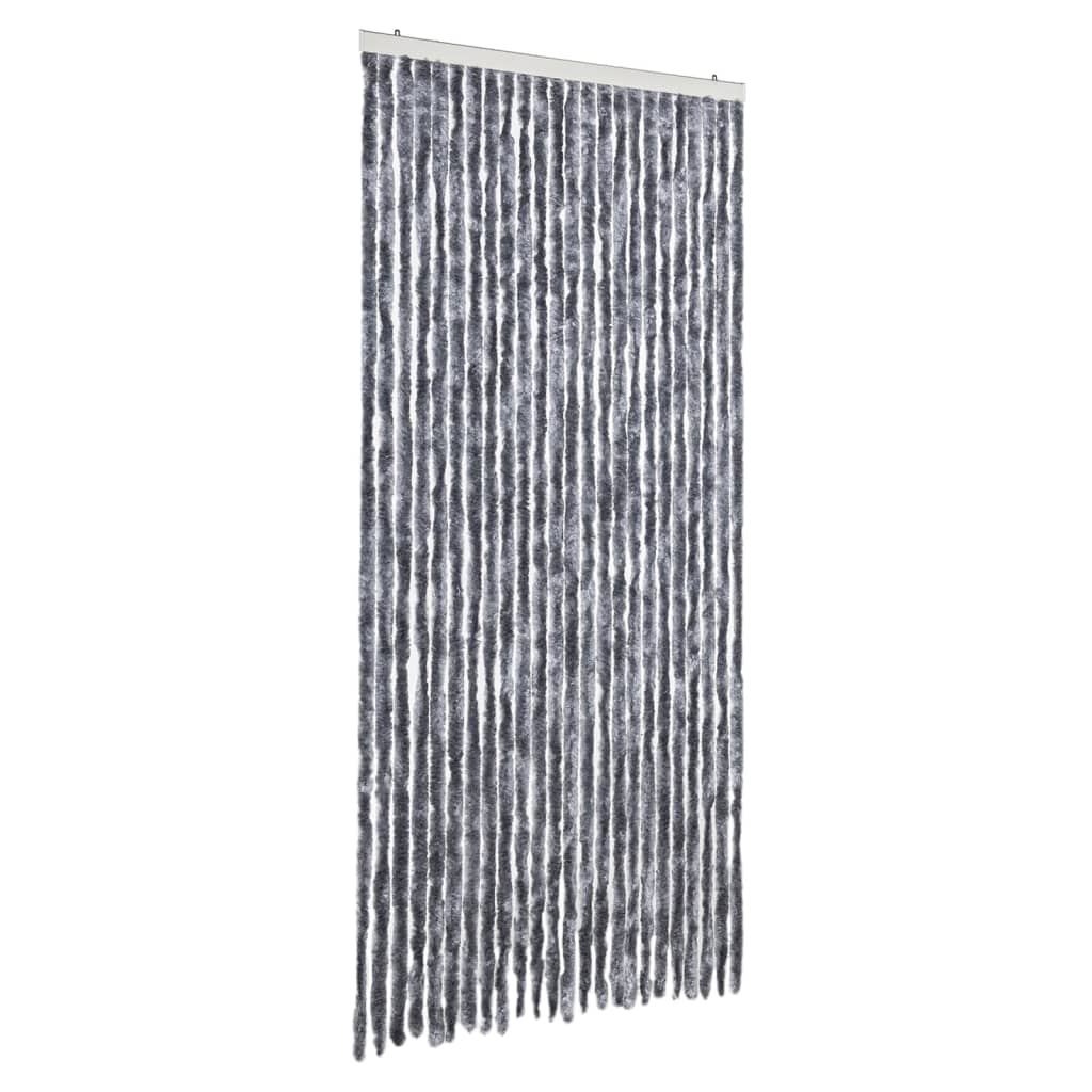 Zastor protiv muha srebrni 100 x 230 cm od šenila
