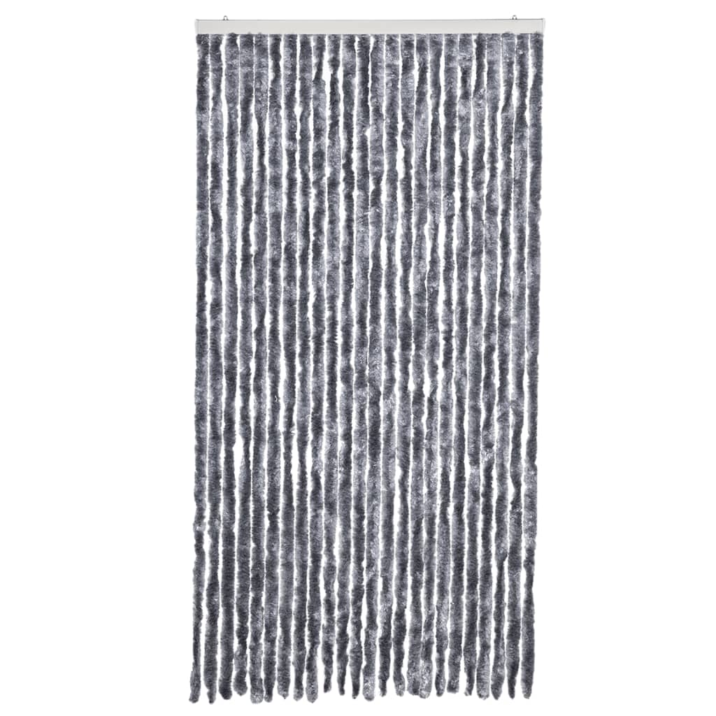 Zastor protiv muha srebrni 100 x 230 cm od šenila