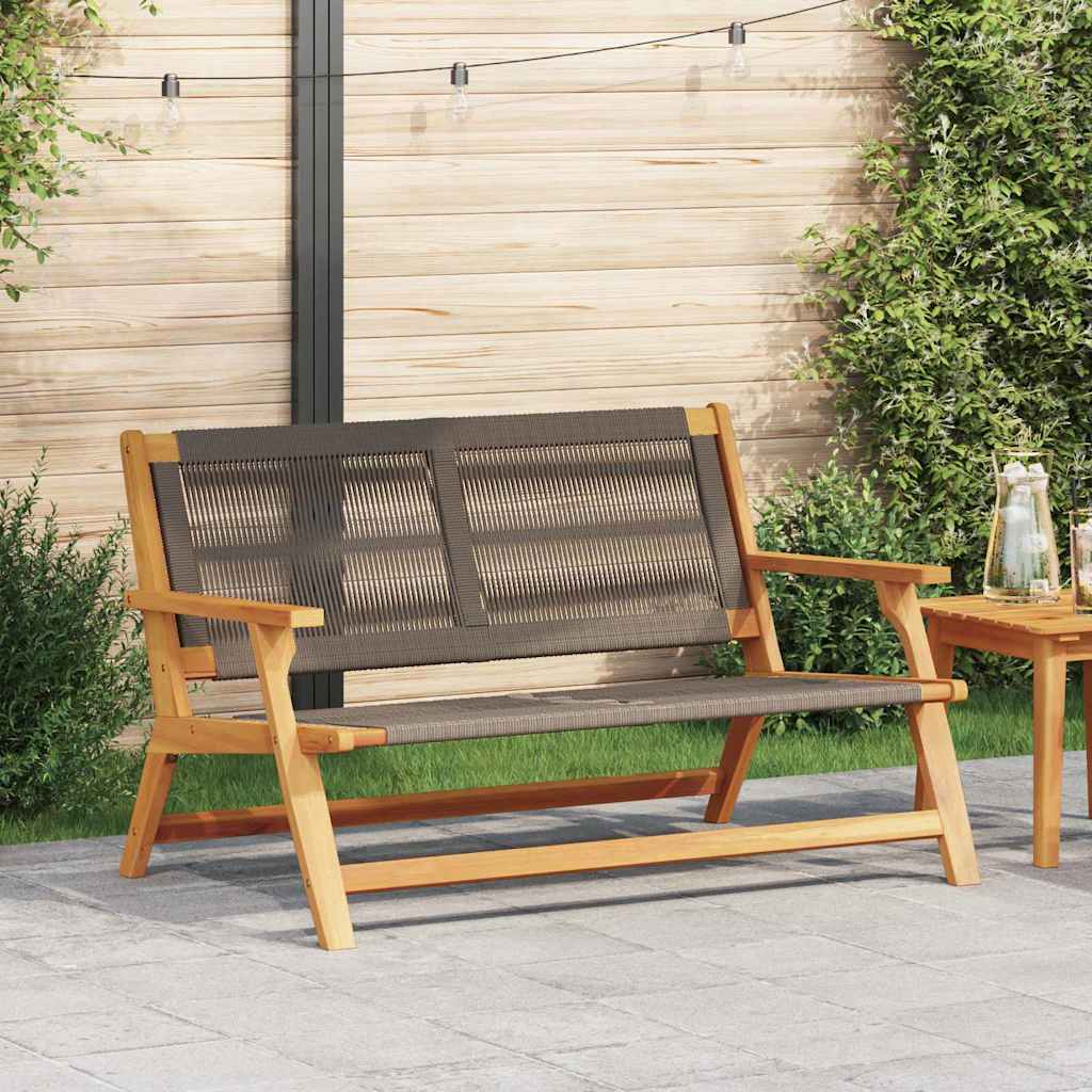 Vrtni namještaj Siva 122 x 76 x 73 cm Čvrsto drvo akacije
