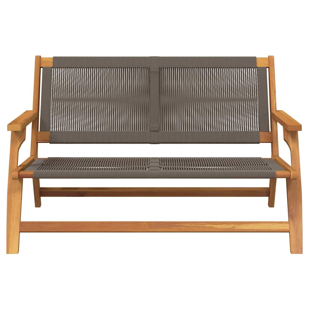 Vrtni namještaj Siva 122 x 76 x 73 cm Čvrsto drvo akacije