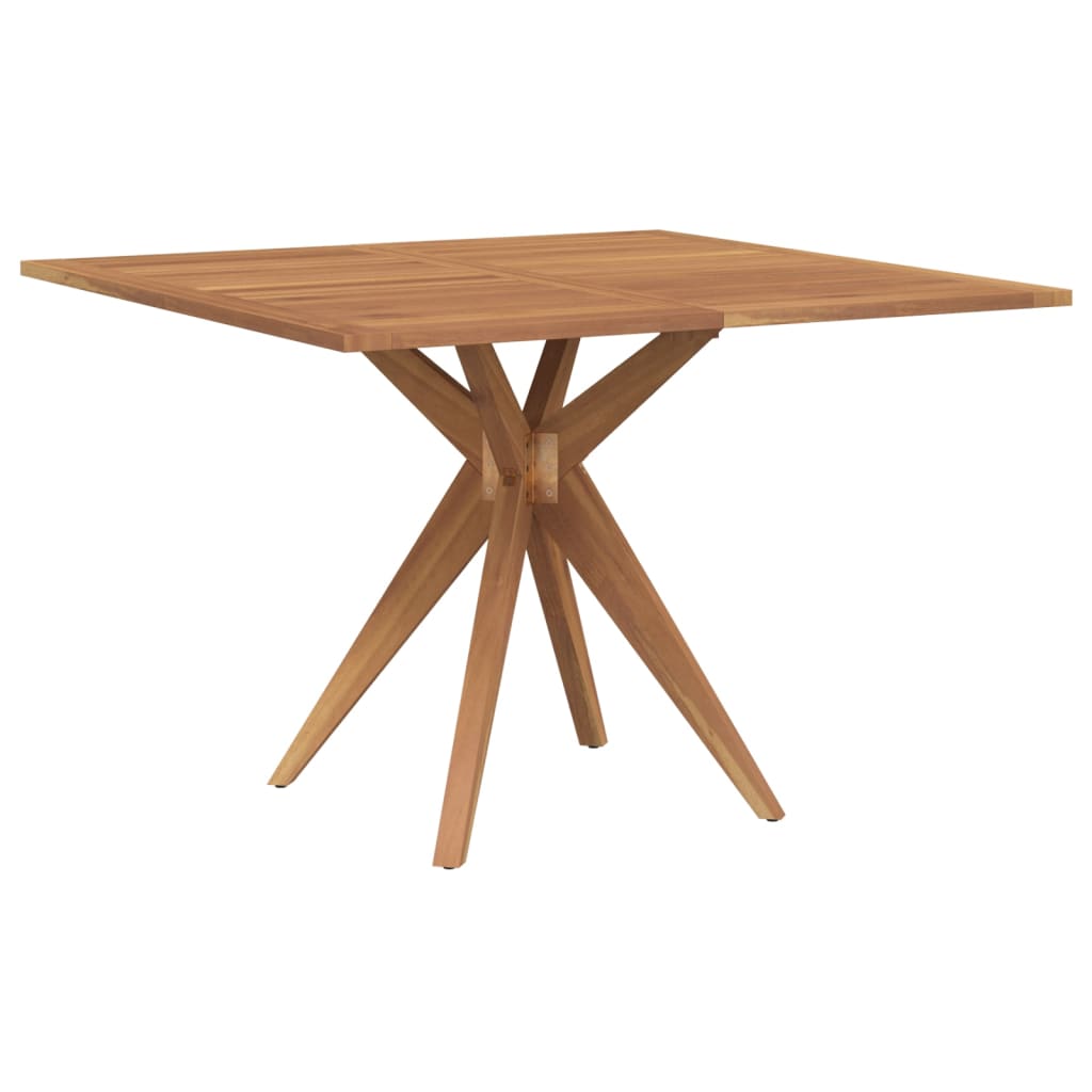Vrtni stol četvrtasti 110 x 110 x 75 cm masivno bagremovo drvo