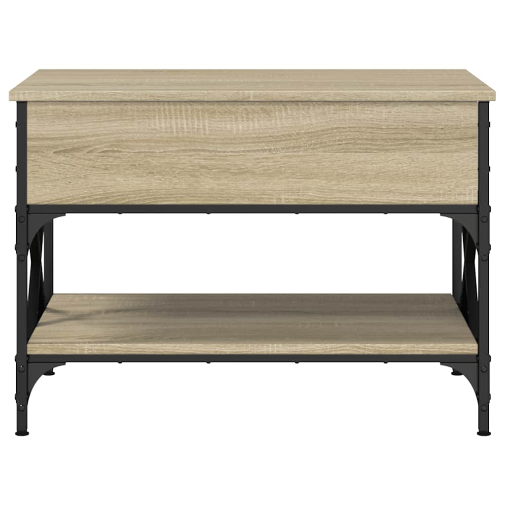 Stolić za kavu boja hrasta sonome 70x50x50 cm od drva i metala