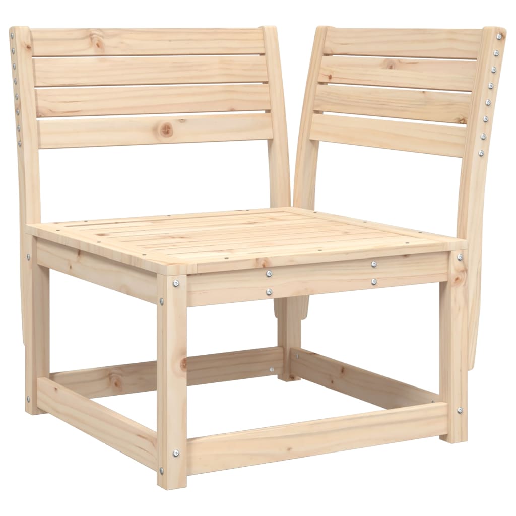 3-dijelni set vrtnih sofa od masivne borovine