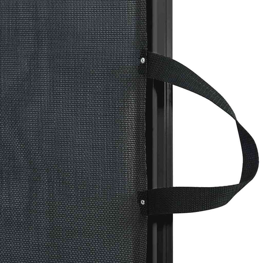 Uvlačiva vrata za kućne ljubimce crna 82,5 x 125 cm