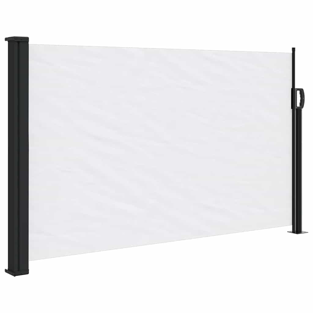 Uvlačiva bočna tenda bijela 117 x 300 cm plava