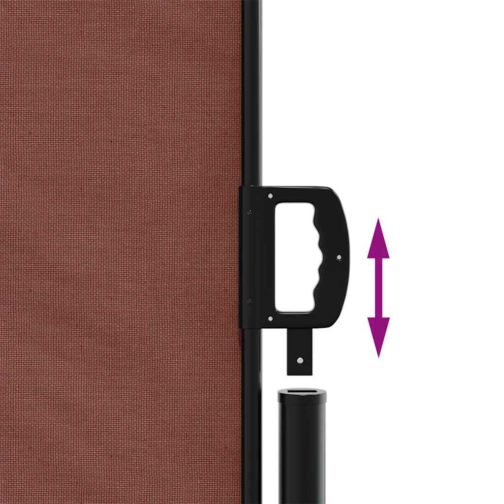 Bočna tenda na uvlačenje smeđa 140 x 300 cm