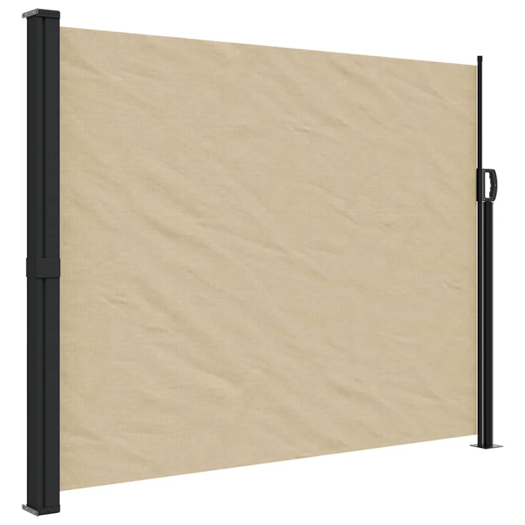 Bočna tenda na uvlačenje bež 160 x 300 cm