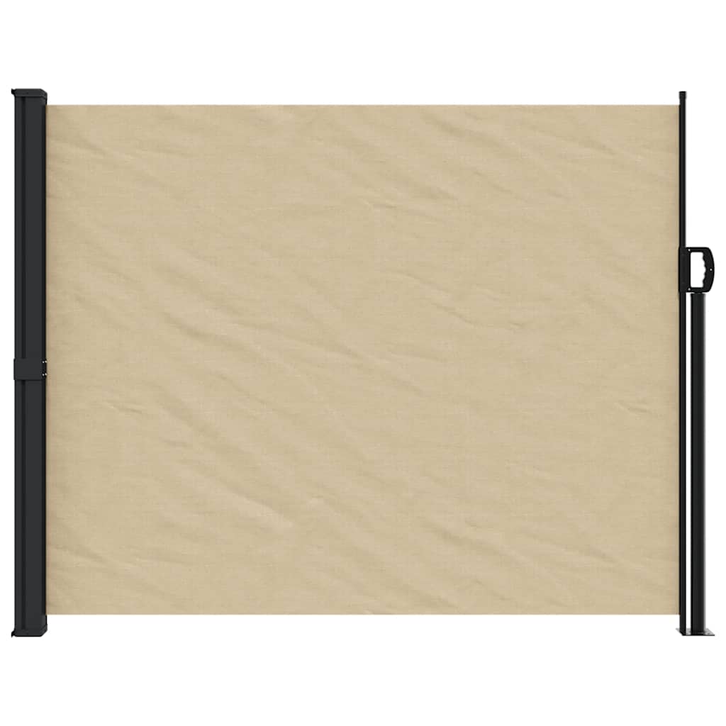 Bočna tenda na uvlačenje bež 160 x 300 cm