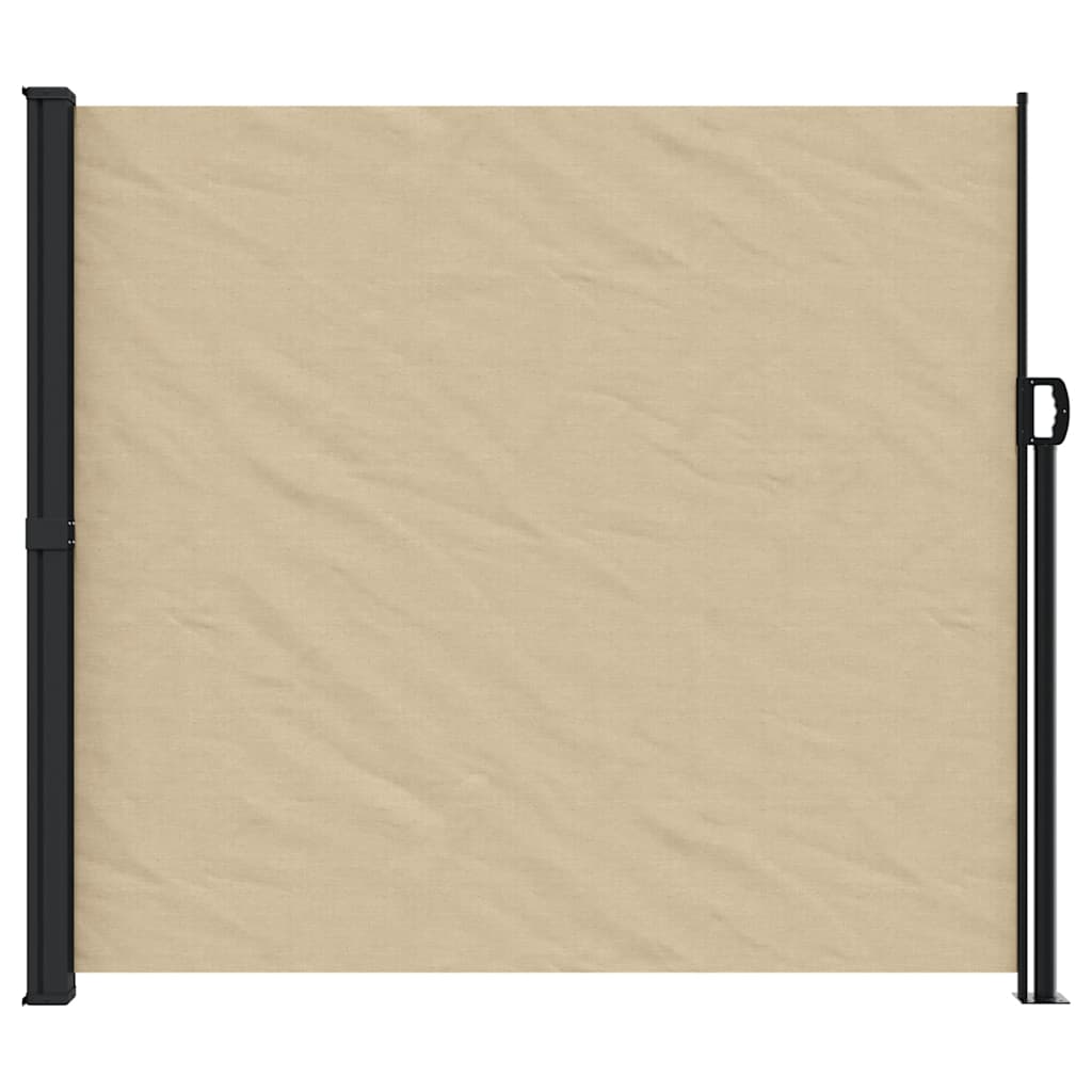 Bočna tenda na uvlačenje bež 180 x 300 cm