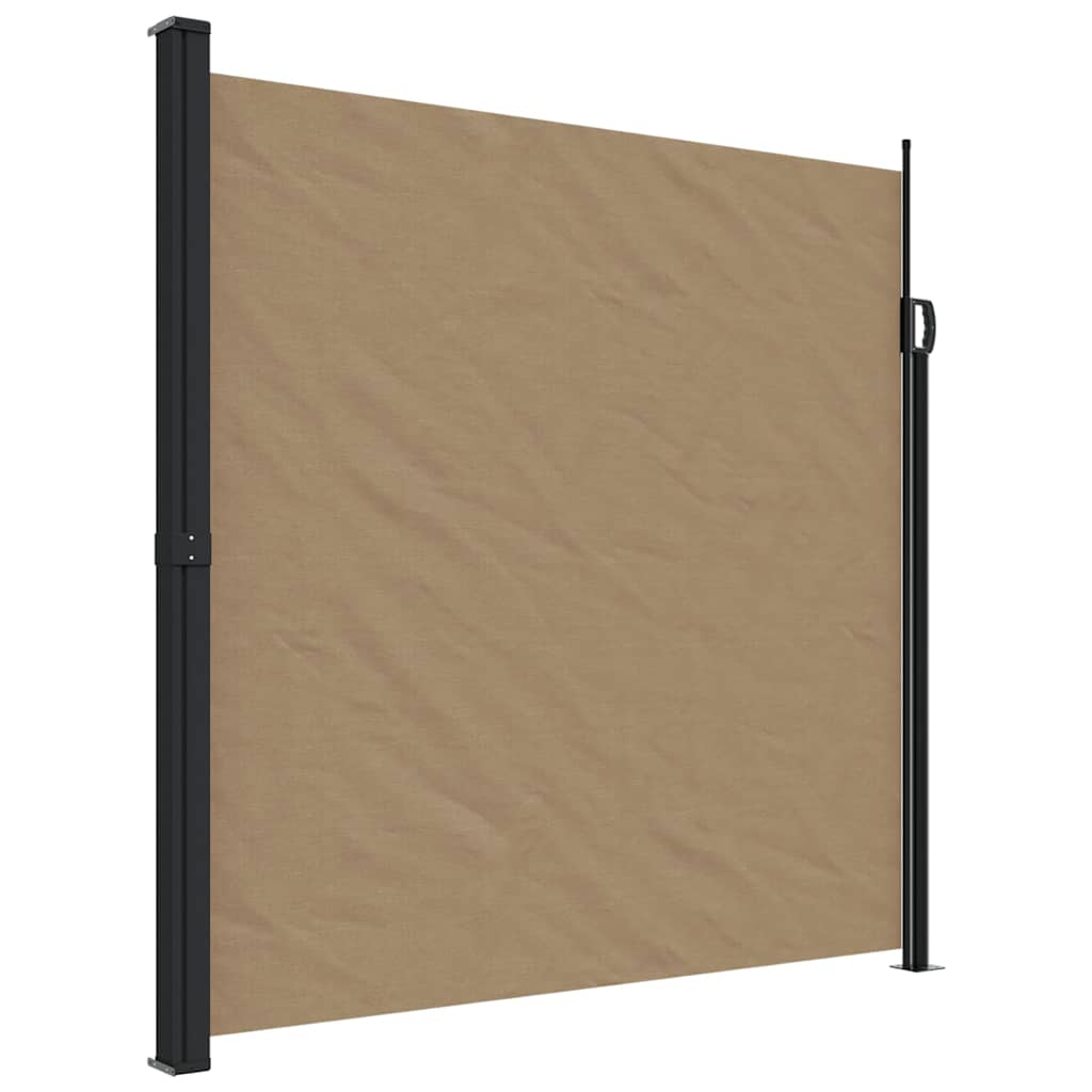 Bočna tenda na uvlačenje smeđesiva 200x300 cm