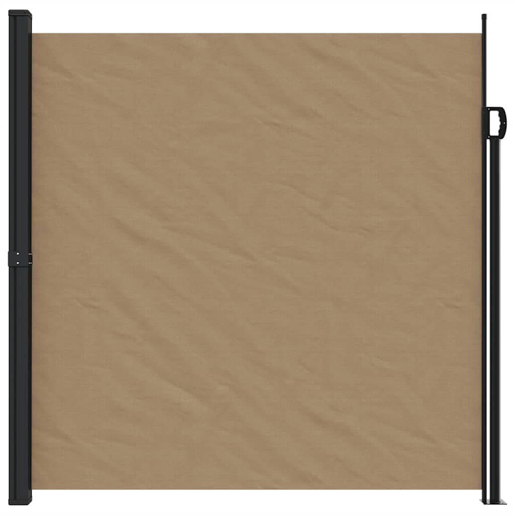 Bočna tenda na uvlačenje smeđesiva 200x300 cm