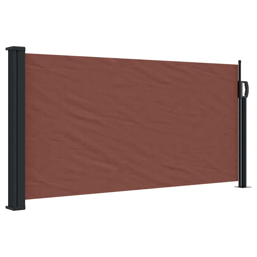 Bočna tenda na uvlačenje smeđa 100x500 cm