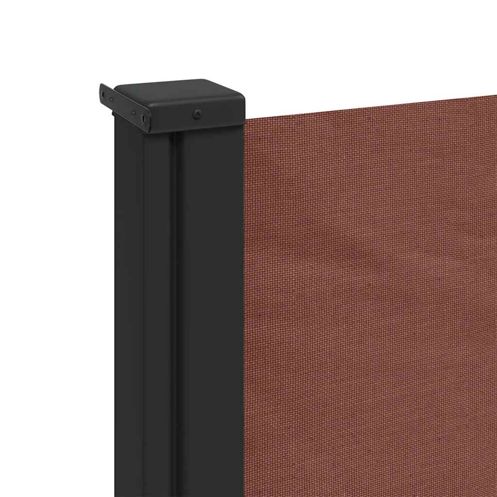 Bočna tenda na uvlačenje smeđa 100x500 cm