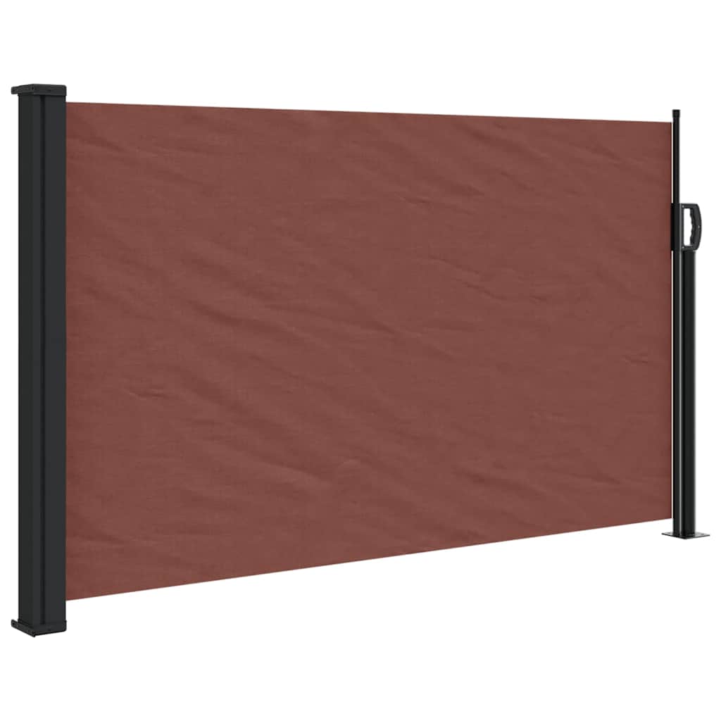 Bočna tenda na uvlačenje smeđa 120 x 500 cm
