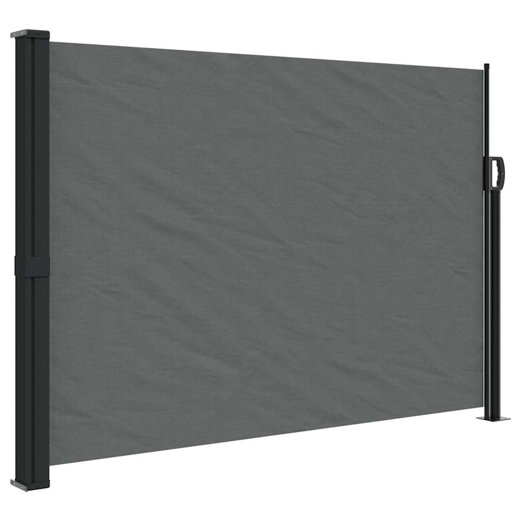 Uvlačna bočna tenda antracit boje 140x500 cm