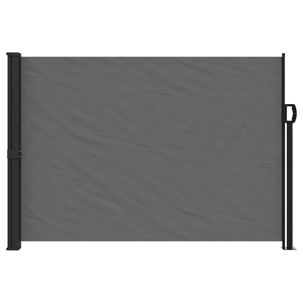 Uvlačna bočna tenda antracit boje 140x500 cm