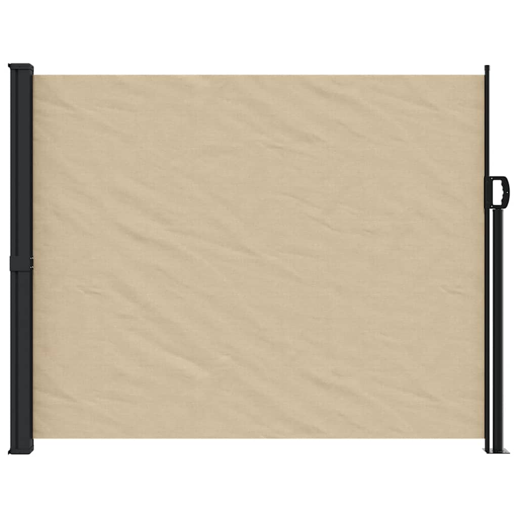 Bočna tenda na uvlačenje bež 160 x 500 cm
