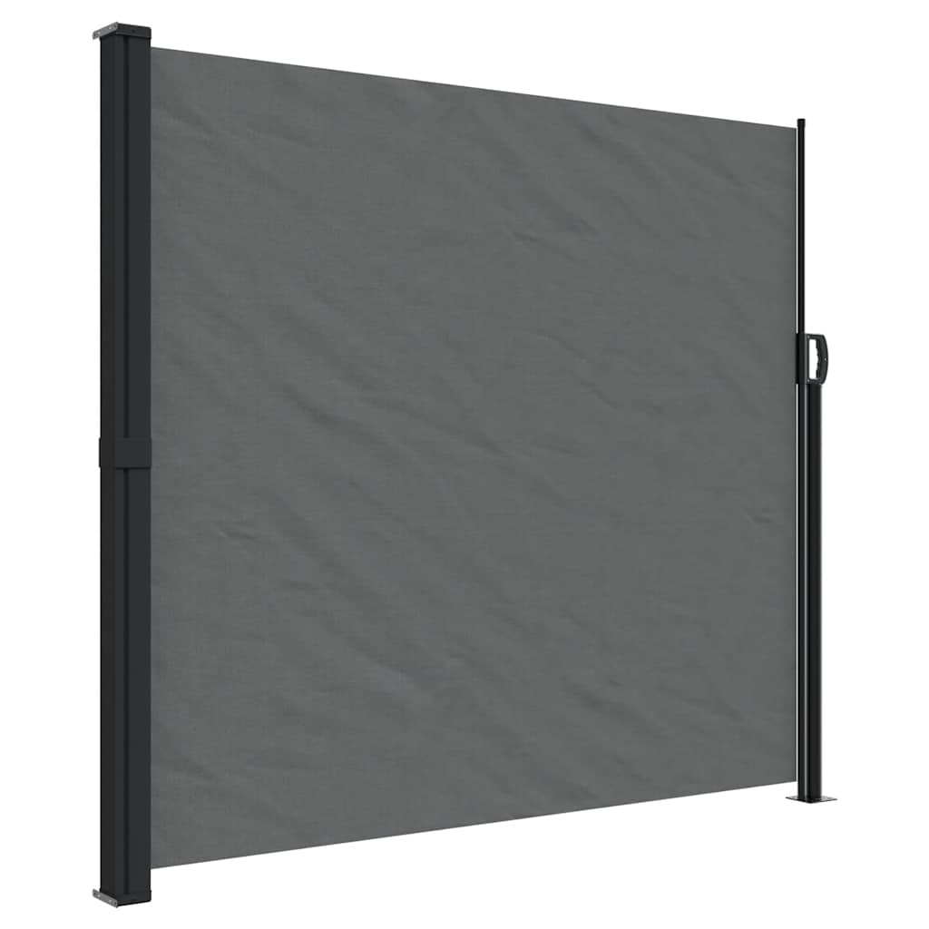 Bočna tenda na uvlačenje antracit 180 x 500 cm